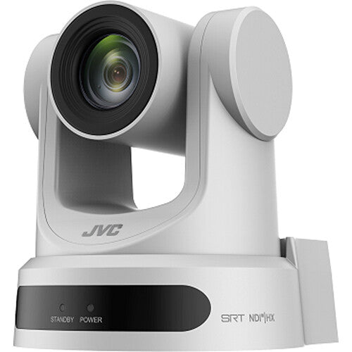 JVC KY-PZ200NWE HD PTZ camera, white, 20x zoom, with NDI, dual streaming
