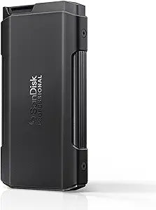 Sandisk Professional SDPM2NB-004T-GBAND PRO BLADE M.2 Solid State Drive TRANSPORT 4TB USB TYPE C