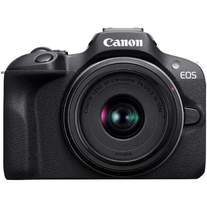 Canon EOS R100 Mirrorless Camera with RF-S 18-45mm Lens Travel Kit