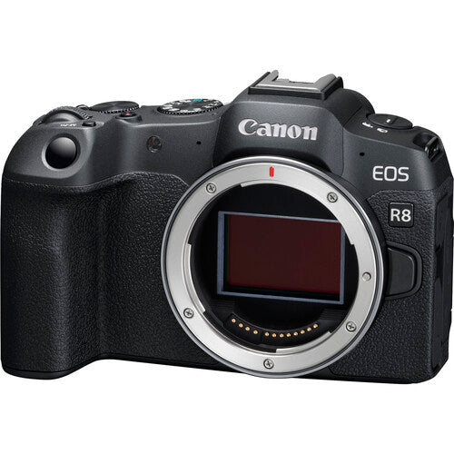 Canon EOS R8 Camera with RF 24-50 F4.5-6.3 S EU26 Lens