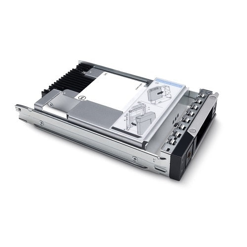 Dell 960GB Solid State Drive SATA Mixed Use 6GBps 512e 2.5in With 3.5in Hyb Carr Cus Kit