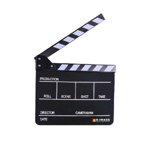 E-Image ACRYLIC CLAPPERBOARD (L*W: 28*23.5cm)- Black