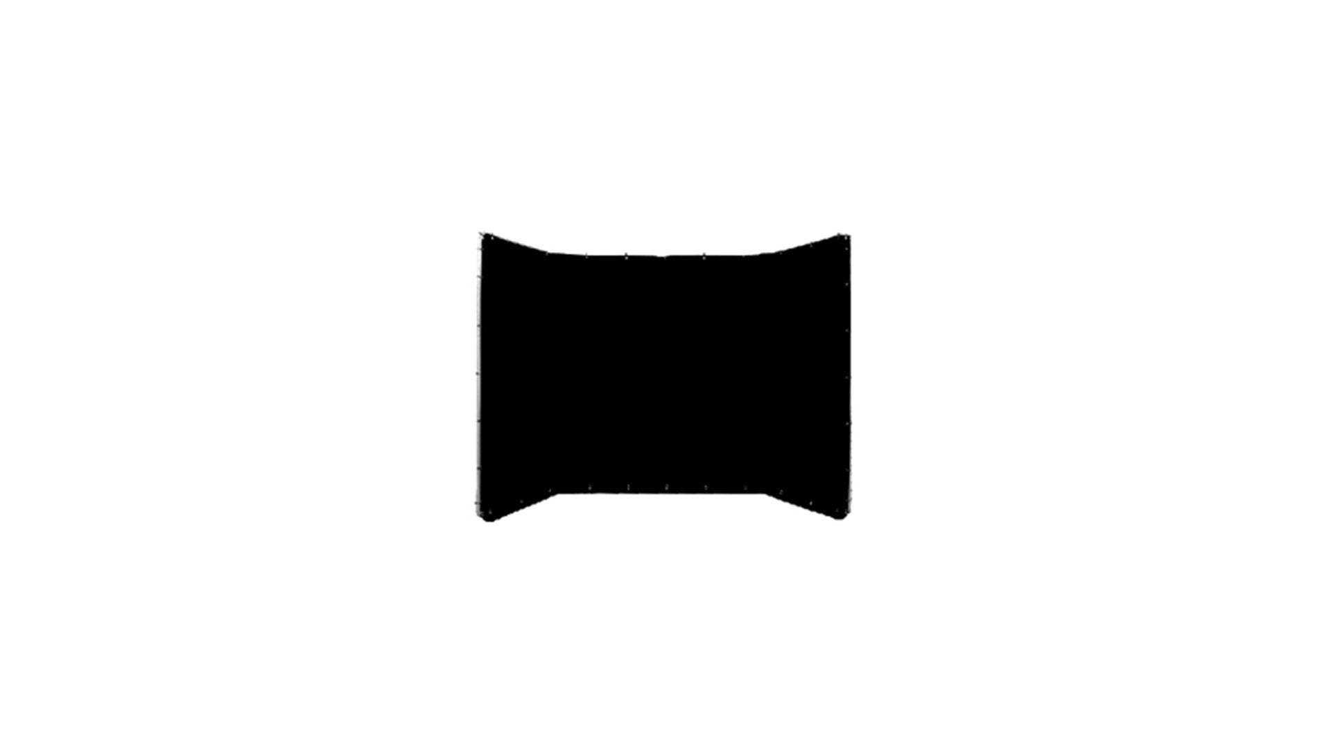 E-Image Collapsible Background - Black (W*H: 4.0*2.4m)