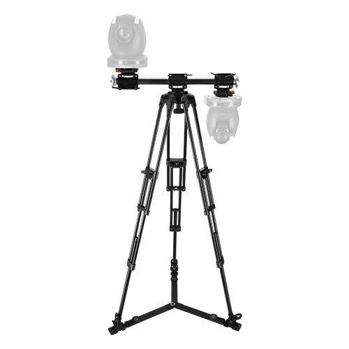 E-Image GA102+100BF+MS-010+P6 Kit
Aluminum Tripod Legs with 100mm Bowl to Flat Adapter and Dual-base Tripod Boom& QR Plate