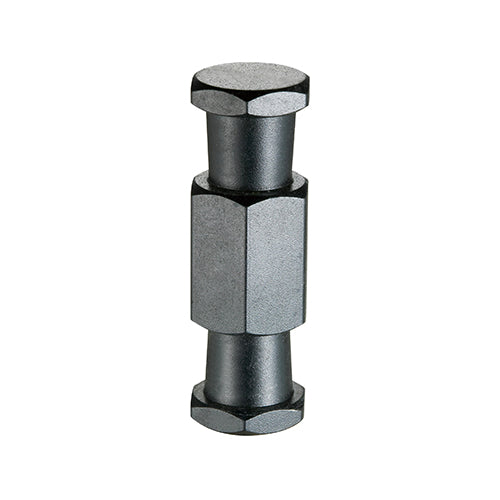 E-Image Double hex head pin aluminum 50mm