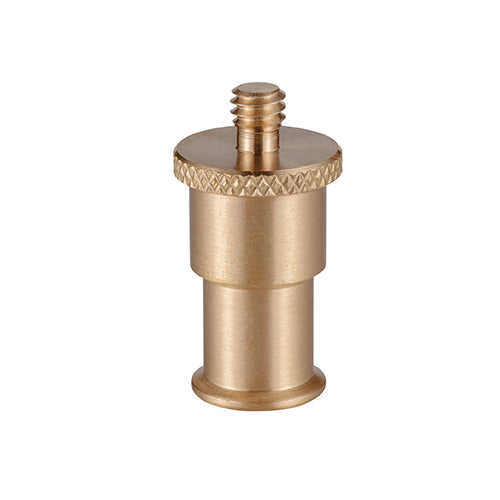 E-Image 1/4" male to 5/8" pin brass