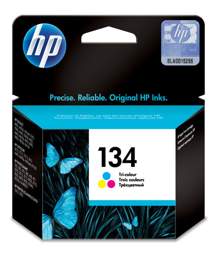 HP 134 Tri-Colour Ink Cartridge