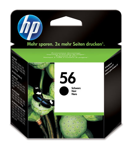 HP 56 Black Print Cartridge (19ml) - HP Photosmart