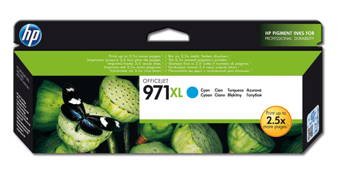 HP 971xl Cyan Officejet Ink Cartridge