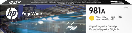 HP 981a Yellow Original Pagewide Cartridge