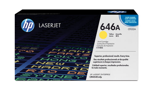 HP 646a Colour Lasejet Cm4540 Yellow