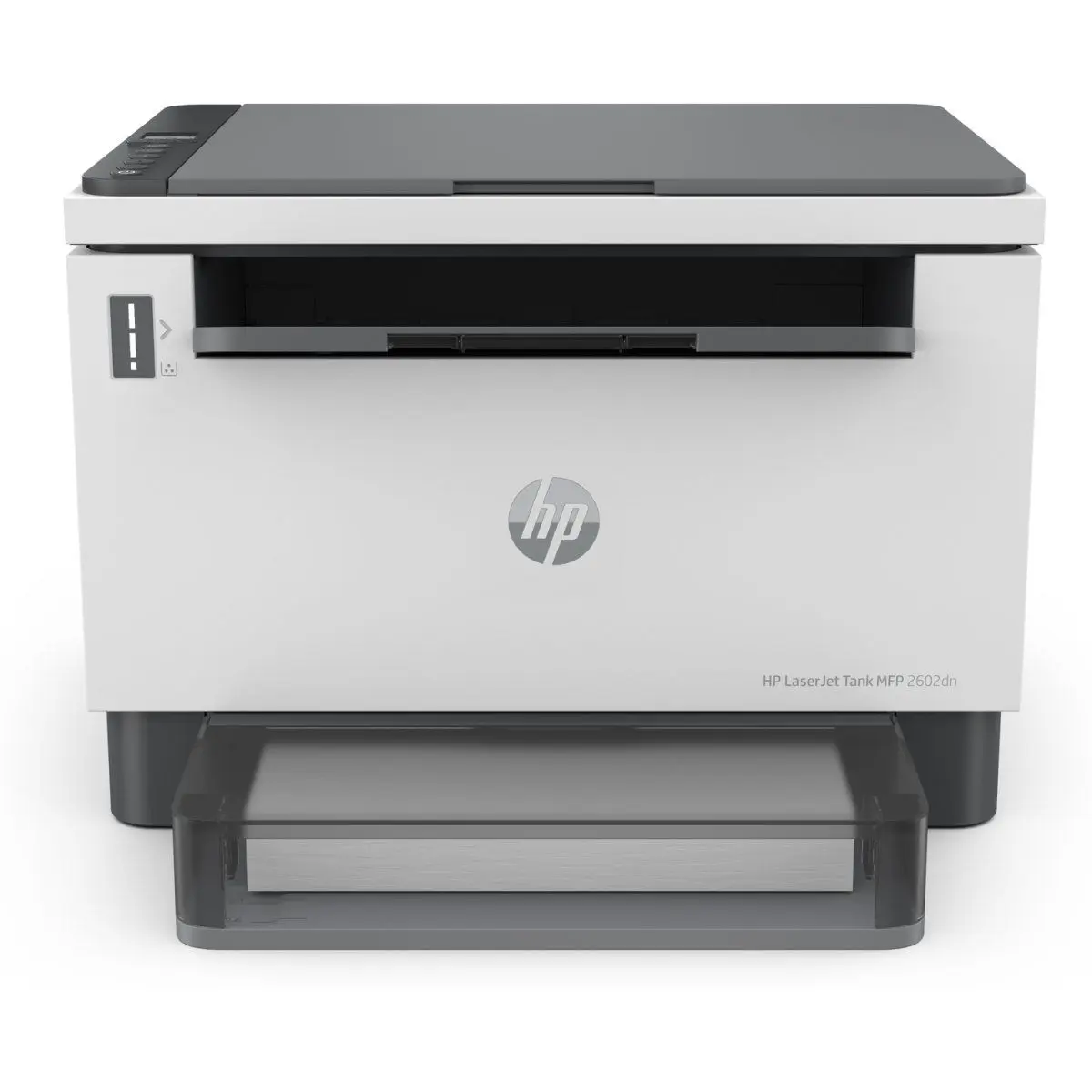 HP Laserjet Tank Mfp 2602dn-Print, Scan, Copy, Black (A4, Normal) Up To 22 Ppm, Hi-Speed USB, Ethernet 10/100 Bt, Recommended Monthly Page Volume-250-2500, Automatic Duplex Printing, HP Auto-On/Auto-Off, HP Smart App, Supplies-HP 153 Black Or HP 154 Black