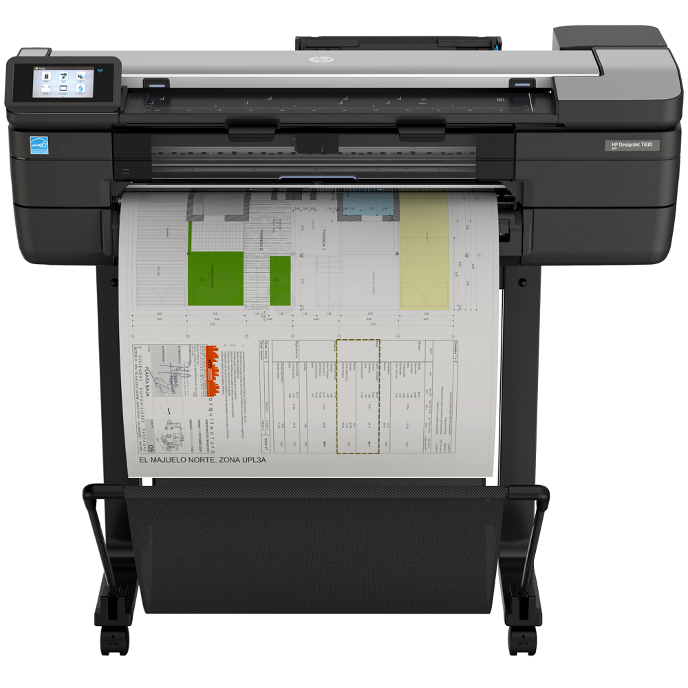 HP Designjet T830 24in Mfp Printer - Print. Copy. Scan. Model Size - 610mm. Print Technology - HP Thermal Inkjet. Print Quality Color - Up To 2400 X 1200 Optimized Dpi