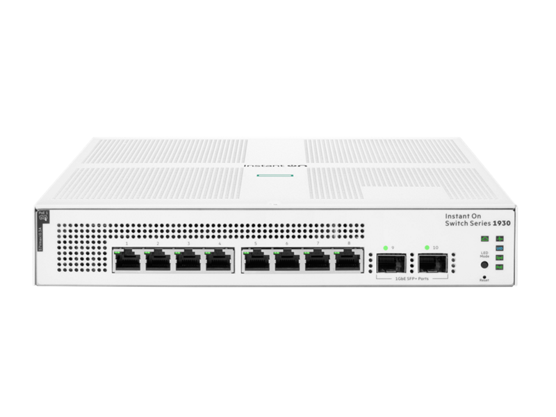 HP Aruba Ion 1930 8g Poe 2sfp 124w Switch