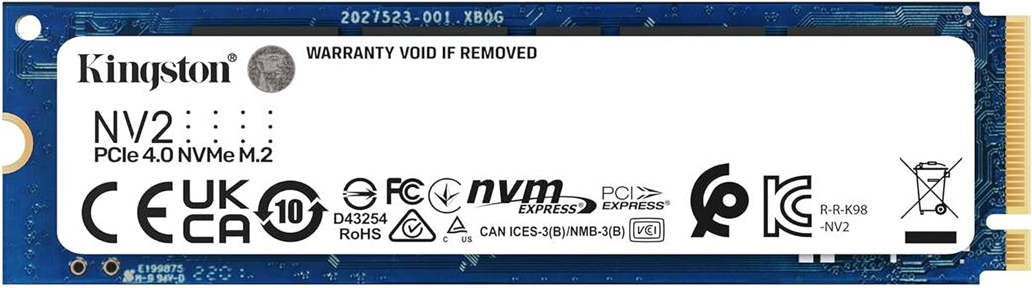 KINGSTON 1000G NV2 M.2 2280 PCIE 4.0 NVME SSD
