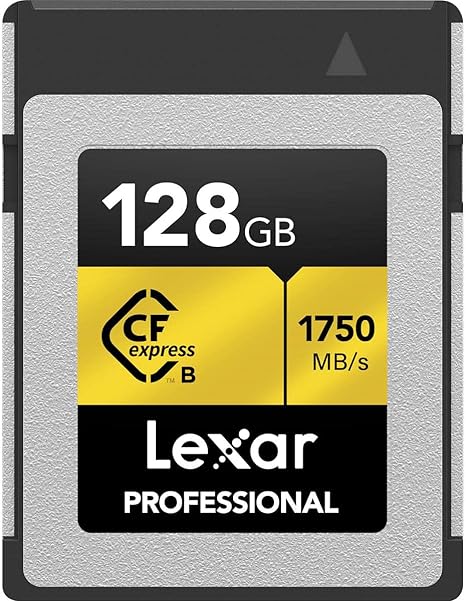 Lexar 128GB CF Express Type B - Gold Memory Card