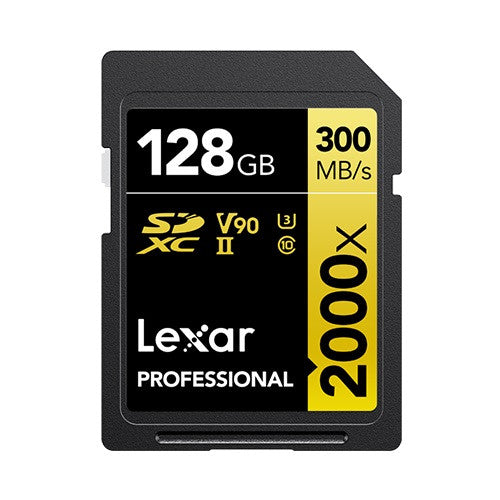 Lexar 128GB SD Pro Gold 2000x Memory Card