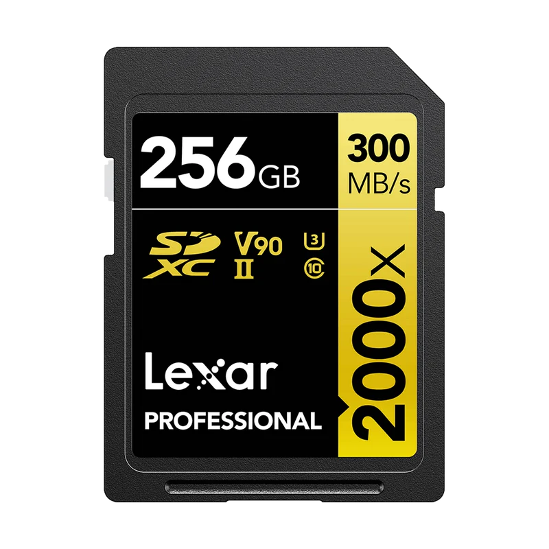 Lexar 256GB SD Pro Gold 2000x Memory Card