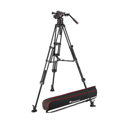 Manfrotto Kit Nitrotech 612 + Alu Twin Leg MS + Bag (Padded)  MVK612TWINMA