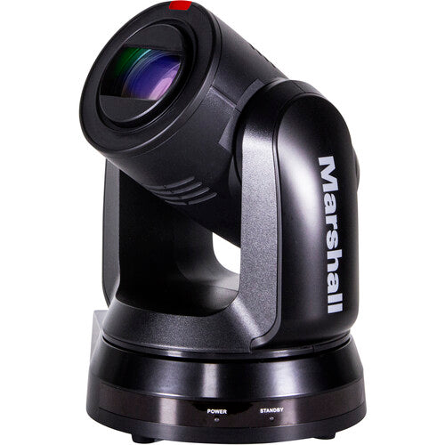 Marshall 4K (UHD60) PTZ Camera with 6.5mm-202mm 30x Zoom Lens – 12G-SDI, HDMI & IP Outputs (Black)