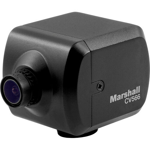Marshall CV566 Genlock Mini Broadcast Camera with 4.0mm Interchangeable Lens - 3G-SDI & HDMI Outputs