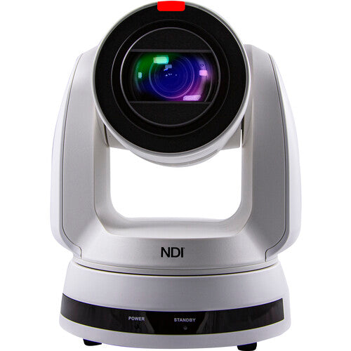 Marshall 4K (UHD60) NDI PTZ Camera with 6.5mm-202mm 30x Zoom Lens – Full NDI, 12G-SDI & HDMI Outputs (White)