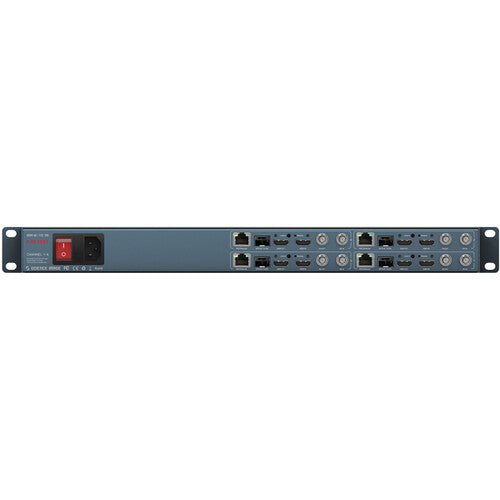 Science Image 4 channel SDI/HDMI In/Out High-Bandwidth NDI 12G-SDI/HDMI 4K60 Bi-Directional Encoder/Decoder
