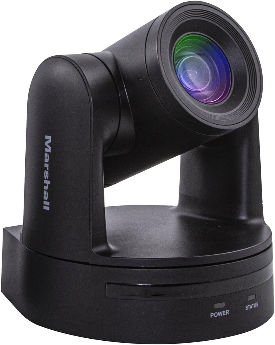 Marshall HD PTZ Camera with 3mm-15mm 5x Zoom Lens – USB3.0, HDMI & IP Outputs (Black)