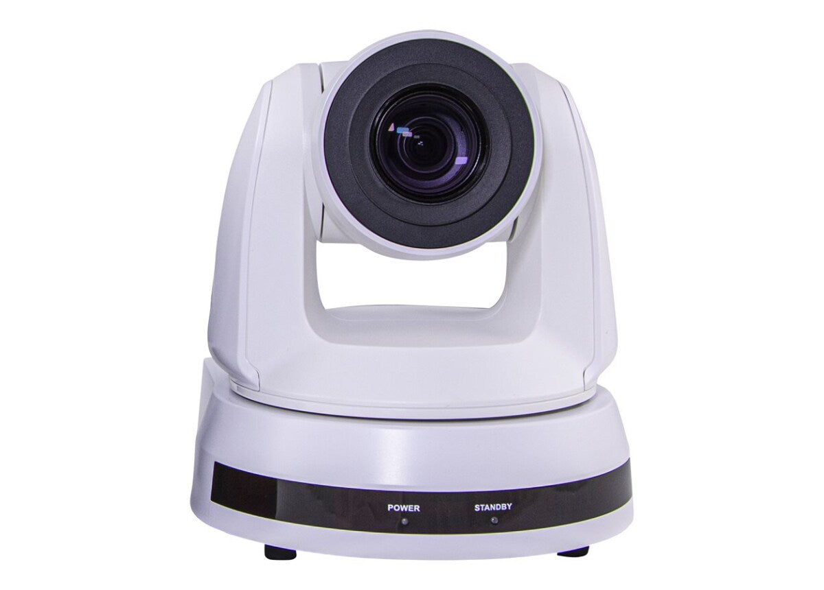 Marshall HD PTZ Track & Follow Camera with 5.3mm-110mm 20x Zoom Lens – 3G-SDI, HDMI & IP Outputs (White)