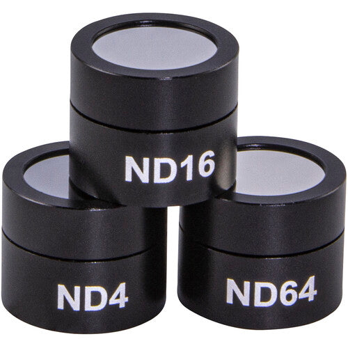 Marshall Neutral Density Filter Caps, 3 Pack for CV226/228 (ND4 /0.6, ND16 /1.2, ND64 /1.8)