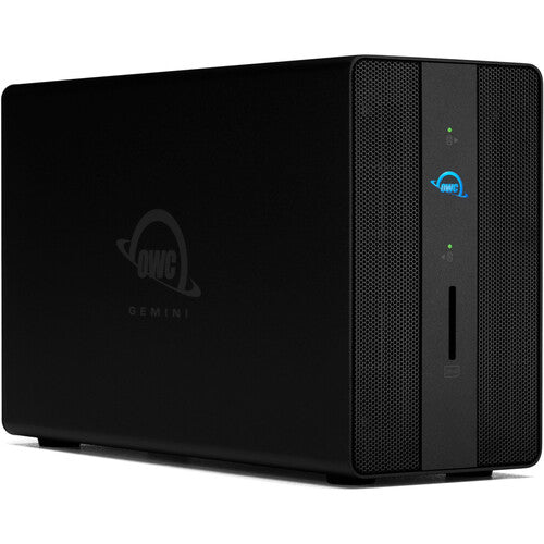 OWC 2 Bay Thunderbolt3 Dock and Dual-Drive RAID External Storage 40TB
