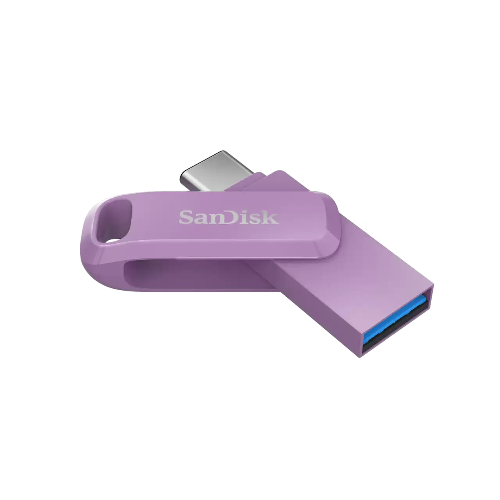 SanDisk Ultra Dual Drive Go USB Type- C, Lavender, Global, 400MB/s 128GB