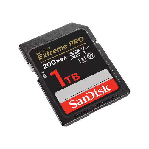 SanDisk Extreme Pro SD UHS I 1TB Card for 4K Video 200MB/s Read & 140MB/s Write