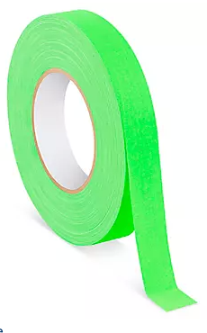 Scapa Gaffer Tape 1" Fluorescent Green