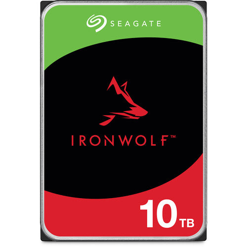 Seagate Ironwolf 10TB 3.5" Hard Drive NAS Drives; SATA 6GB/s Hard Drive