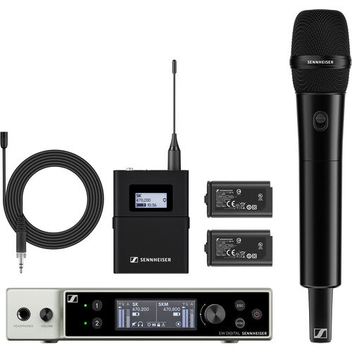 Sennheiser EW-DX MKE2/835-S SET Dual Channel Digital Wireless