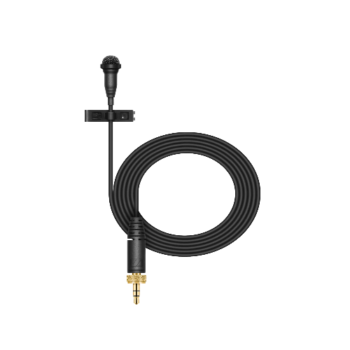 Sennheiser ME 2 Clip-on Lapel Microphone, gold-plated 3.5mm connector