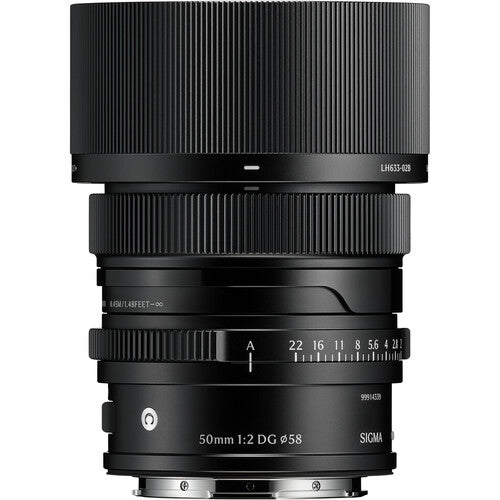 SIGMA LENS 50MM F/2 DG (C) (BK) F/L-MOUNT