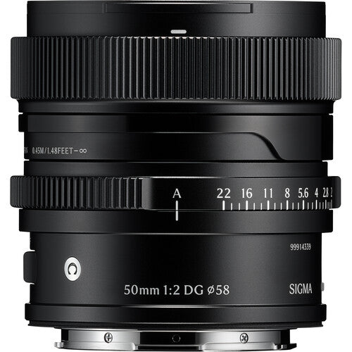 SIGMA LENS 50MM F/2 DG (C) (BK) F/L-MOUNT