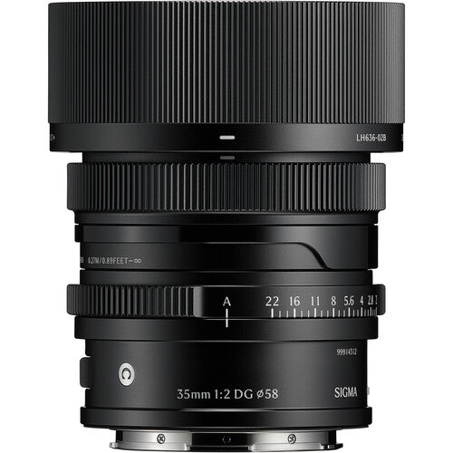 SIGMA LENS 35MM F/2 DG (C) (BK) F/L-MOUNT