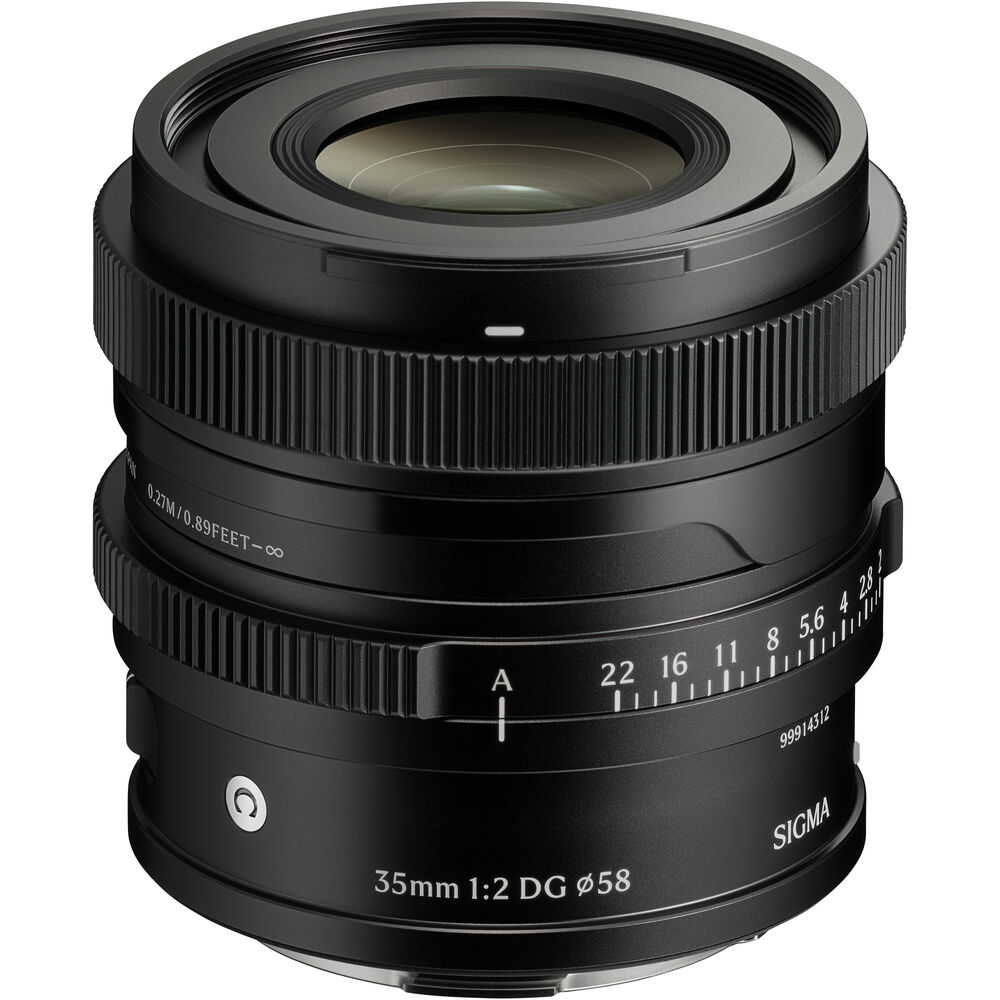 SIGMA LENS 35MM F/2 DG (C) (BK) F/L-MOUNT