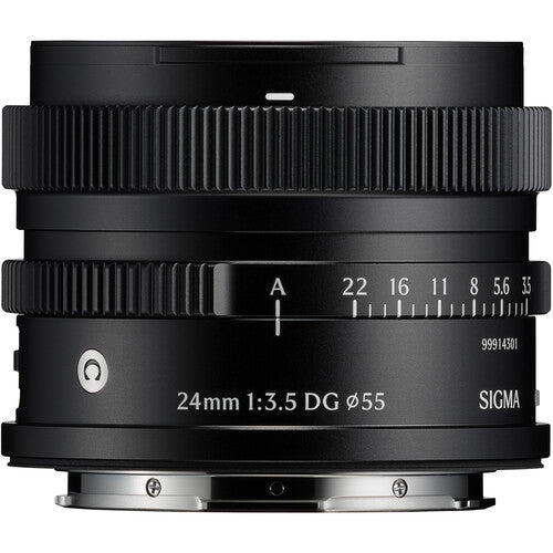 SIGMA LENS 24MM F/2 DG (C) (BK) F/L-MOUNT