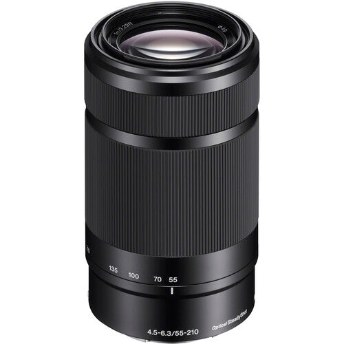 Sony E 55-210mm f/4.5-6.3 OSS Lens - Black