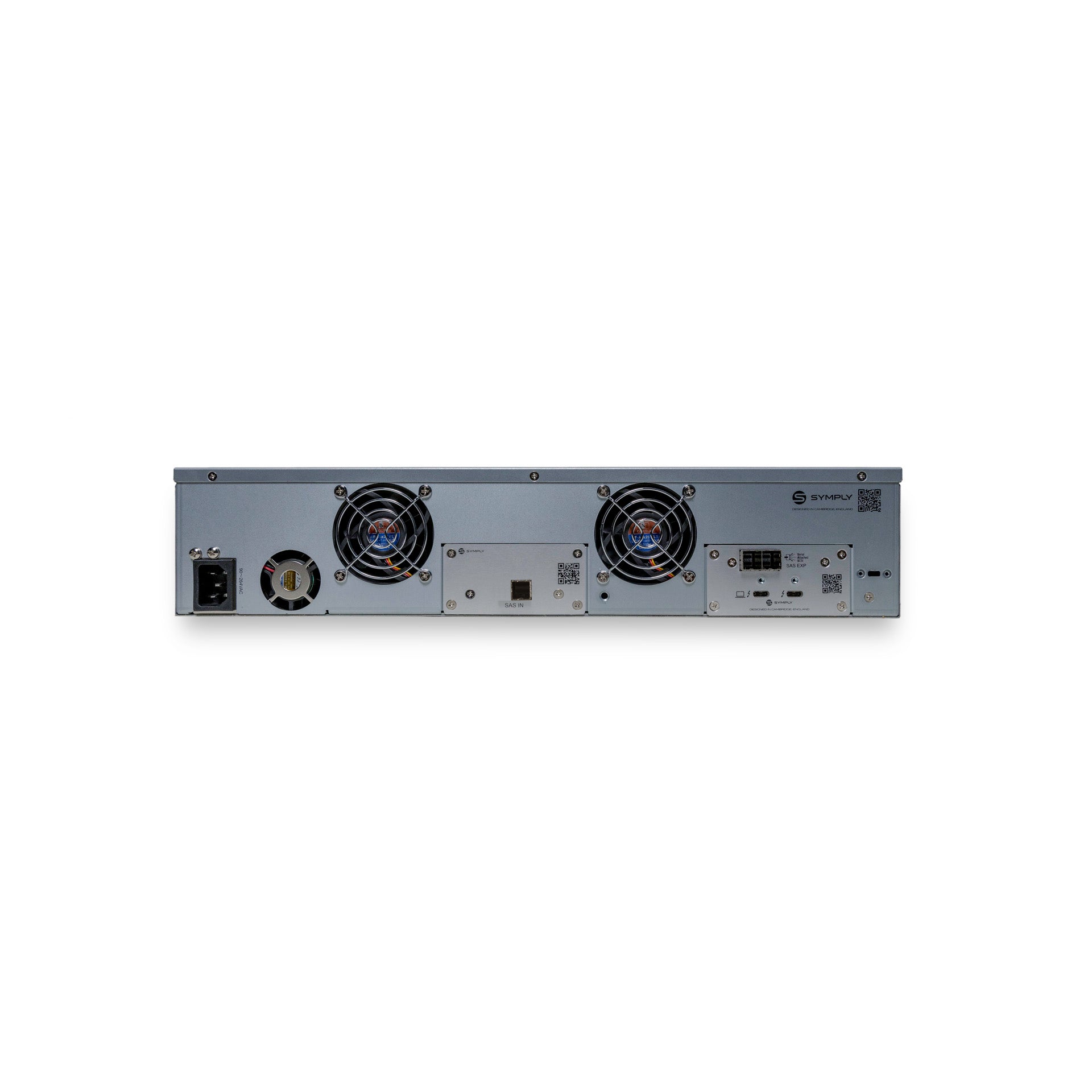 SymplyPRO LTO 2RU LTO-9 Thunderbolt 3 & SAS FH DC&CC; 2m Active Cable 3Yr