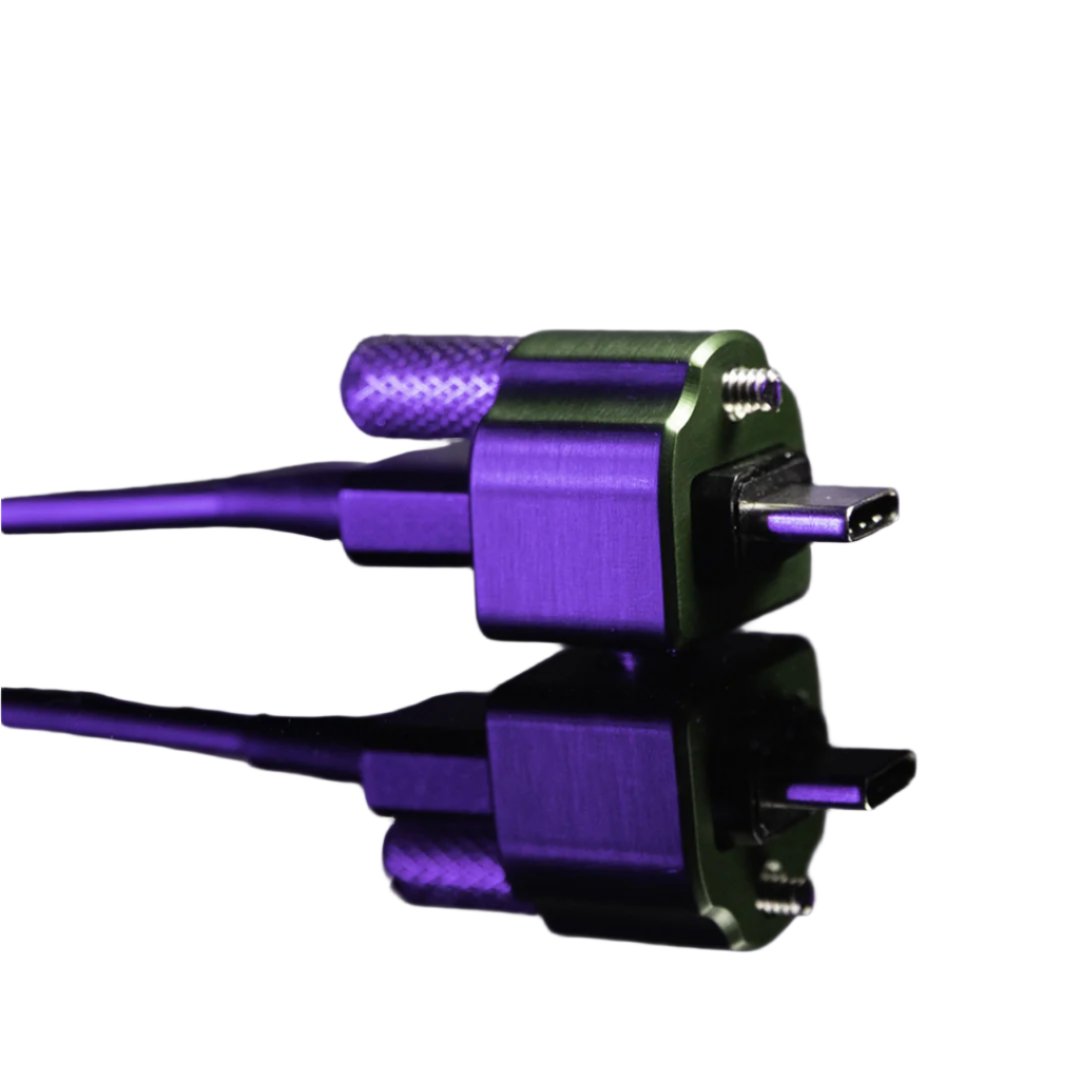 SymplyLOCK Thunderbolt Type-C cable lock anodized aluminium (Green)