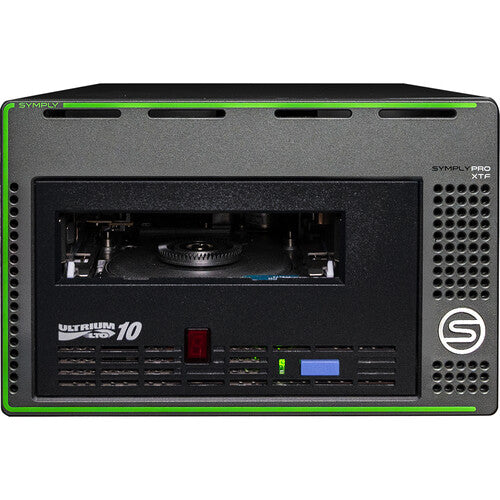 SymplyPRO XTF Thunderbolt Desktop LTO-10 FH TB3/SAS Interface; Data & Cleaning Tape; 2m Cable 3Yr TAA