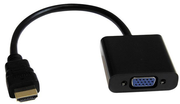 Volkano Annex series HDMI Male to VGA female converter 10cm cable with Sound