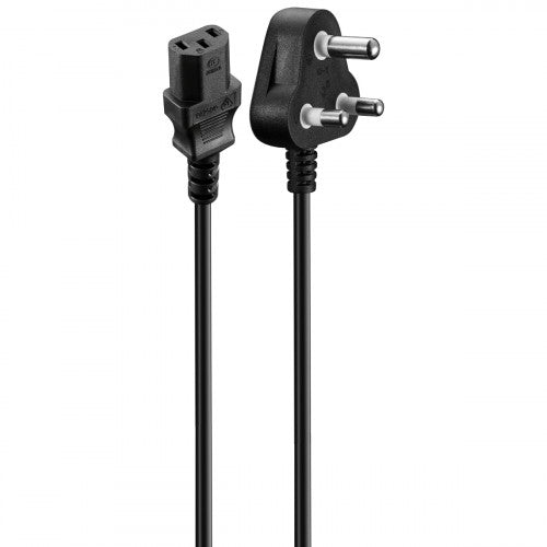Volkano Presto series Power Cable 3 pin Clover to Type-M 1.8m 2.5A - black