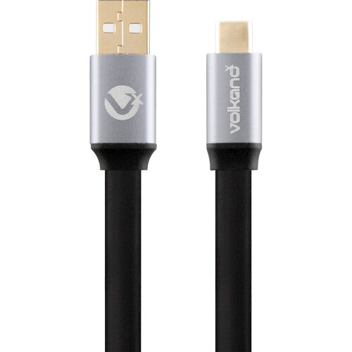 VolkanoX Speed series USB3.0 to USB Type-C cable 1meter - flat black