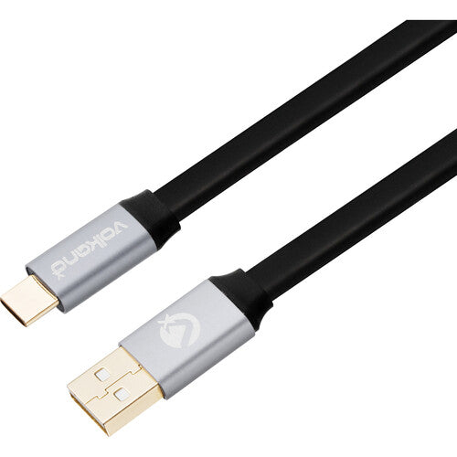 VolkanoX Speed series USB3.0 to USB Type-C cable 1meter - flat black